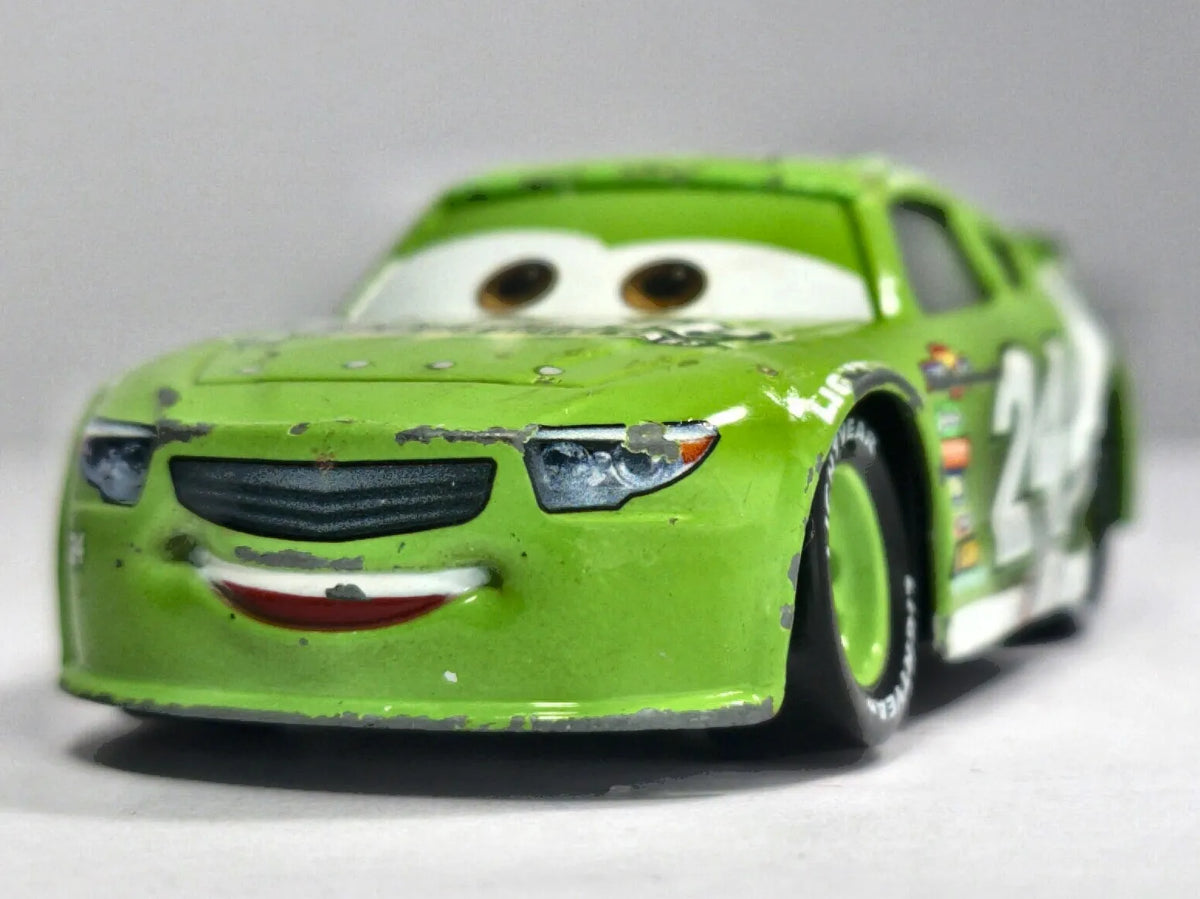 BRICK YARDLEY "AUTA", Disney/Pixar, Die cast DXV53, Zielony, 1:64, Resoraki – zdjęcie 5
