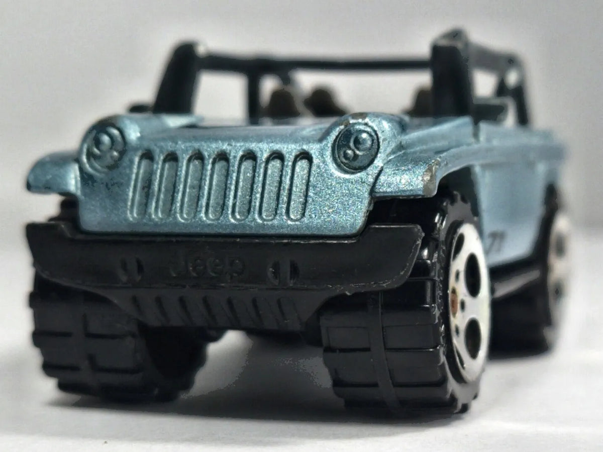 JEEP WILLYS CONCEPT, Matchbox 2002, Die cast, Błękitny, 1:59, Resoraki – zdjęcie 5