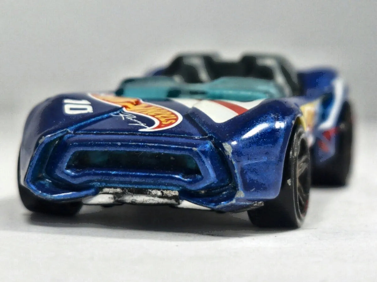 Carbonic Hot Wheels 2014 TRACK ACES 1:64 10 Luzak Niebieski – zdjęcie 5