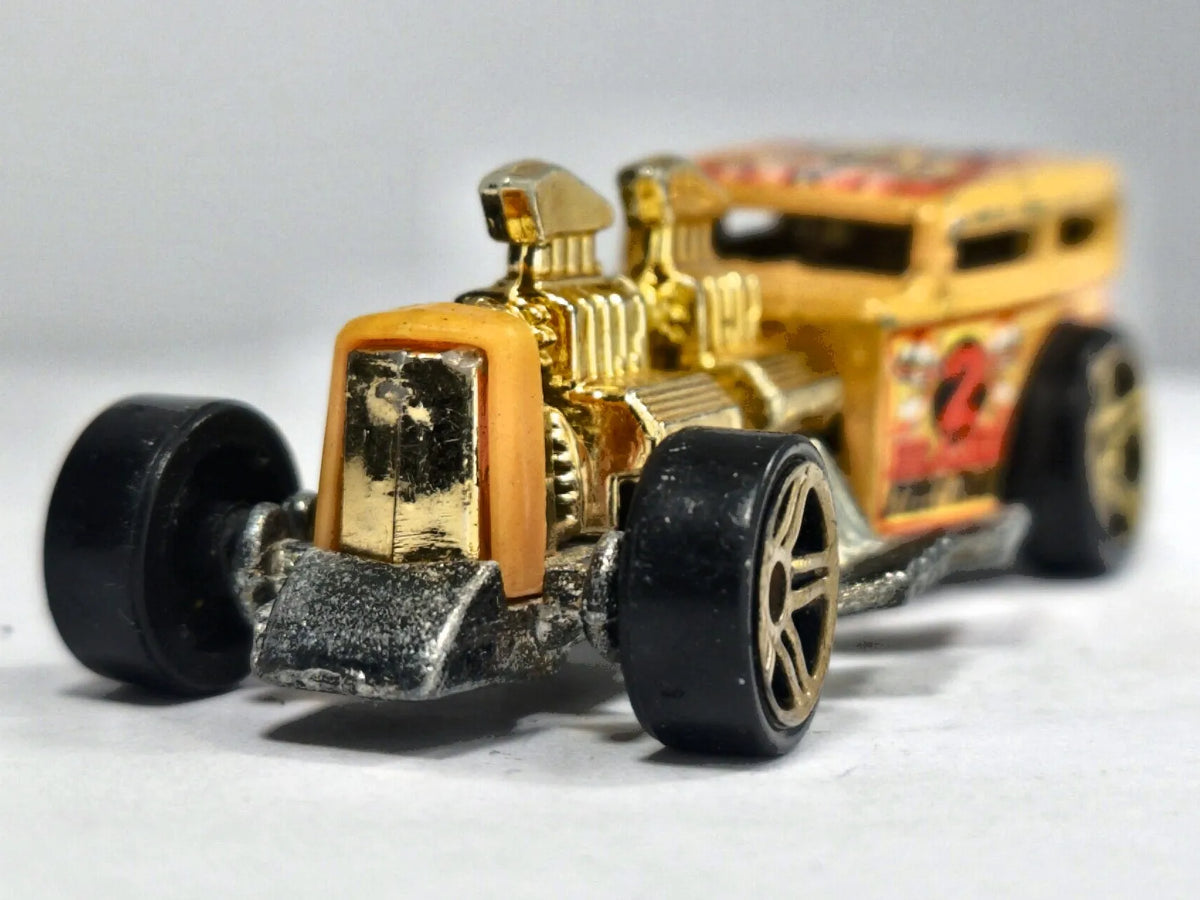 Way 2 Fast Hot Wheels 1996 1:64 Luzak Złoty 2xMetal 2 Headed Street Freak – zdjęcie 5