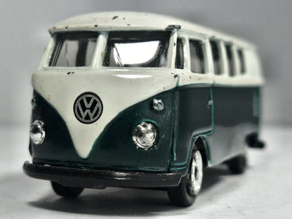 Volkswagen T1 Bus Welly Zielony 1:64 – zdjęcie 5
