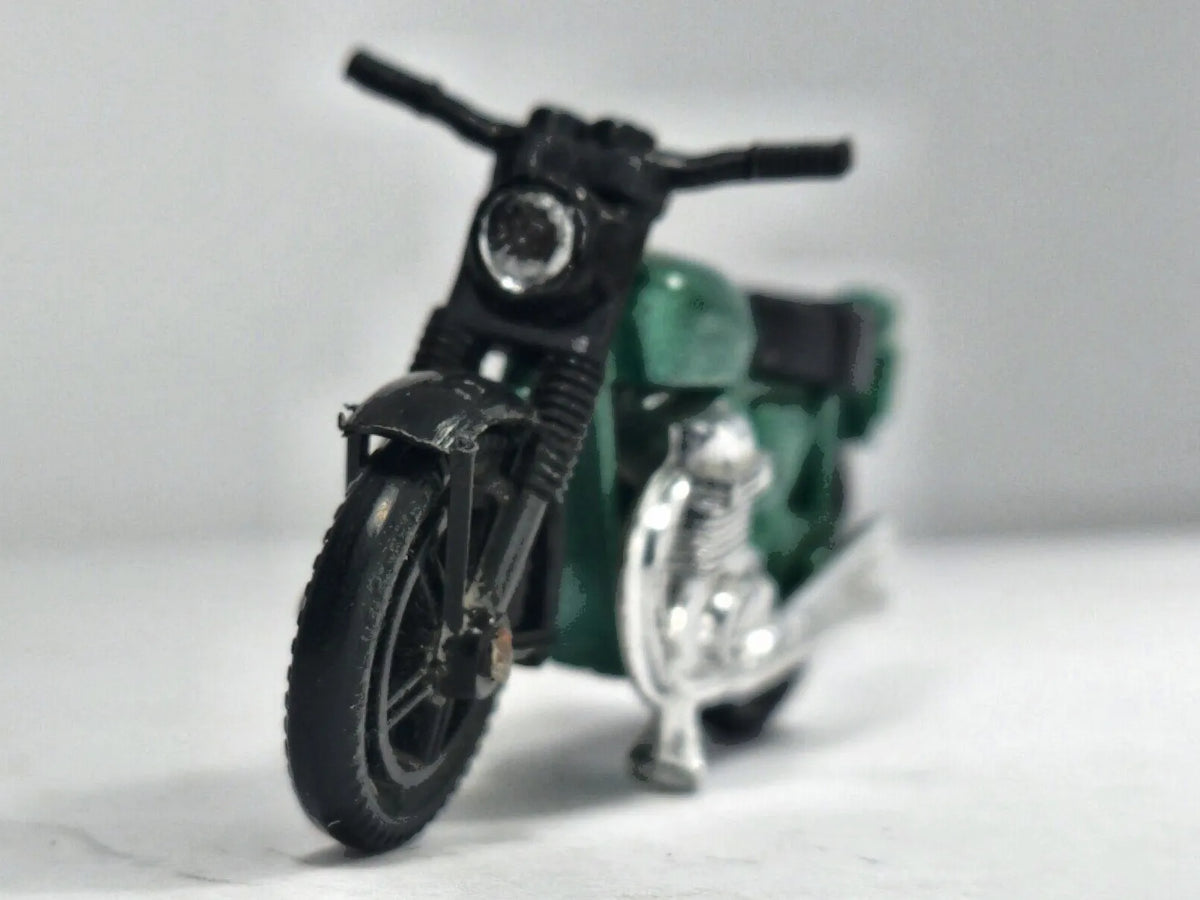 Motocykl HONDA RORA Matchbox 1974 Zielony 1:32 Made in England – zdjęcie 5
