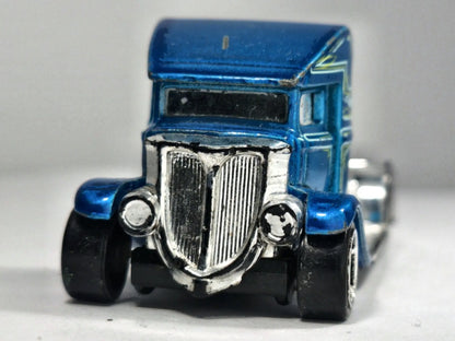 Fast-Bed Hauler Hot Wheels 2013 1:64 Luzak Niebieski – zdjęcie 5