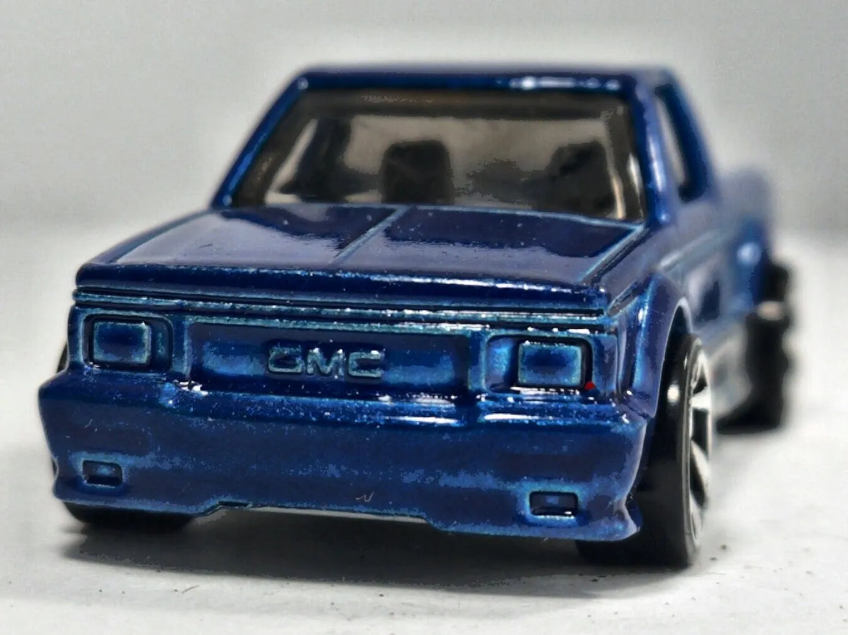1991 Gmc Syclone Hot Wheels 2019 HW Turbo 1:64 Pickup Luzak Niebieski – zdjęcie 5
