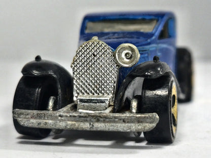 '37 Bugatti Type 50 Hot Wheels 1980 1:64 Luzak Niebieski – zdjęcie 5