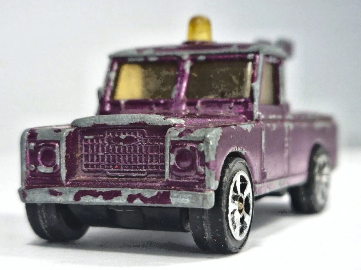 LAND ROVER, Corgi Juniors, Made in Gt Britain, Die cast 3396/69 Fiolet 1:64 – zdjęcie 5