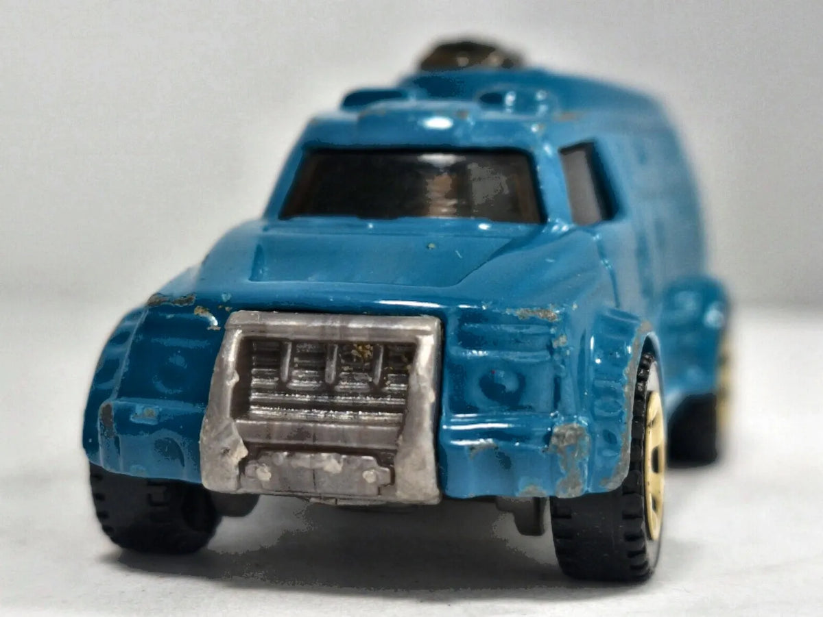 Mobile Command Matchbox 2007 Burger King 1:64 Ciężarówka Luzak Niebieski – zdjęcie 5