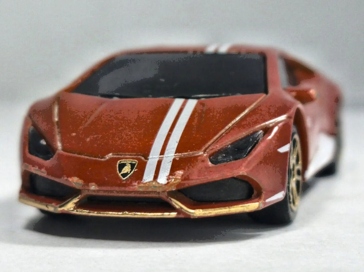 LAMBORGHINI HURACÁN LP 610-4, Majorette,cREF:219F, Metaliczny, Brąz 1:64, – zdjęcie 5