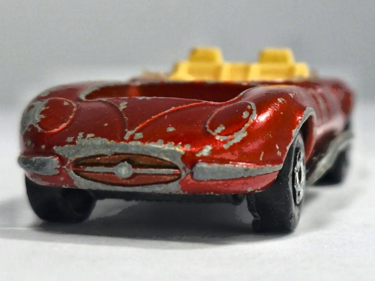 HOT ROD DRAGUAR, Matchbox 1970, Made in England, Die cast 36, Czerwony – zdjęcie 5