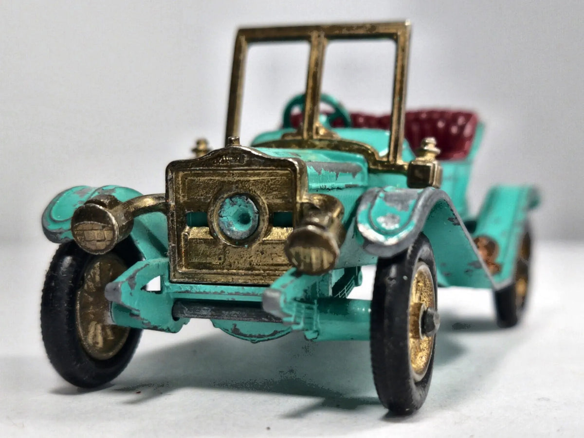 1911 MAXWELL ROADSTER Matchbox '70 Turkusowy 1:43 Made in England – zdjęcie 5