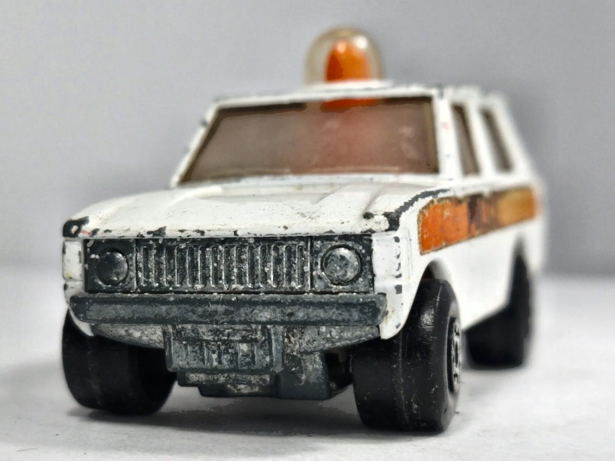 POLICE PATROL RANGE ROVER Rolamatics Matchbox 1975 1:55 Made in England – zdjęcie 5