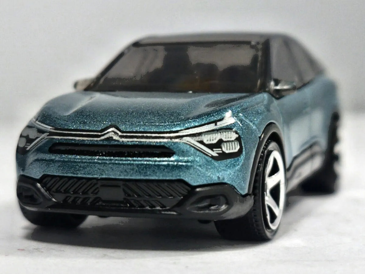2023 Citroën ë-C4 Matchbox 2023 1:64 Turkusowy Miejski – zdjęcie 5
