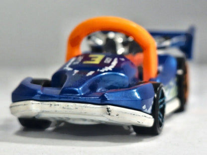 LET'S GO, Hot Wheels 2013, Die cast 1 NL, Niebieski, 1:64, Resoraki – zdjęcie 5