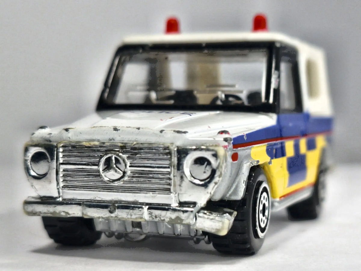 MERCEDES-BENZ G-WAGON POLICE, Realtoy, Die cast, Biały, 1:67, Resoraki – zdjęcie 5