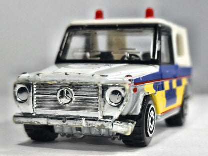 MERCEDES-BENZ G-WAGON POLICE, Realtoy, Die cast, Biały, 1:67, Resoraki – zdjęcie 5