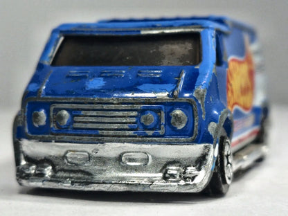 HOT ROD CUSTOM VAN, Corgi & Hot Wheels, Die cast, Niebieski, 1:64, Resoraki – zdjęcie 5