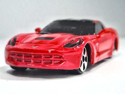 2014 CORVETTE STINGRAY, Maisto, Die cast, Czerwony, 1:64, Resoraki – zdjęcie 5