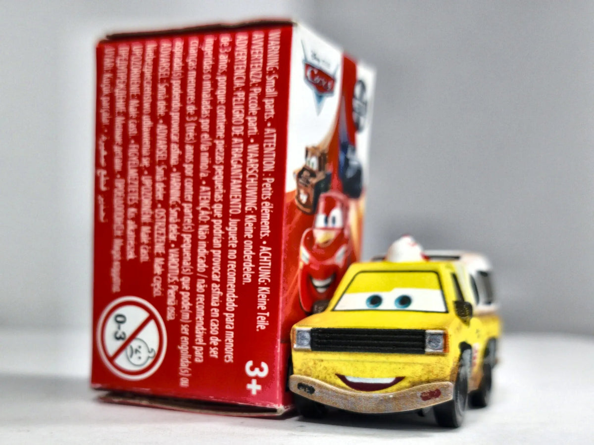 TODD (TADEK) Cars Disney Żółty 1:72 – zdjęcie 5