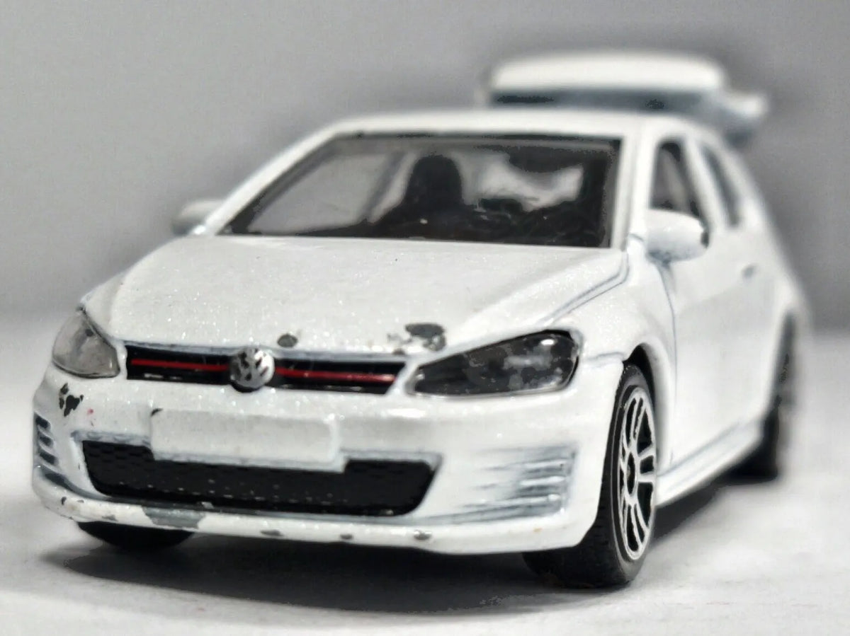 Vw Golf Gti MK8 Majorette Biały 1:64 – zdjęcie 5
