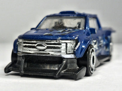 FORD F-150 LIGHTNING CUSTOM MODEL Hot Wheels 2023 Niebieski 1:58 – zdjęcie 5