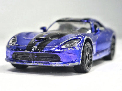 DODGE VIPER, Majorette 2016, Die cast REF:238B, Niebieski, 1:60, Resoraki – zdjęcie 5