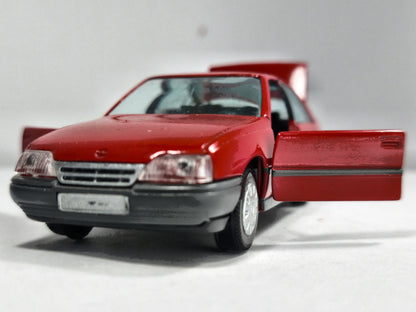 OPEL OMEGA 3000 GAMA '80 Czerwony 1:43 Made in Western Germany – zdjęcie 5