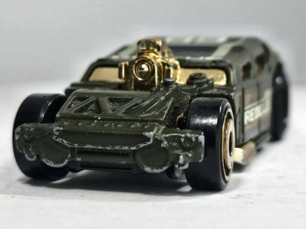 Lethal Diesel Hot Wheels 2020 Mainline 1:52 Dragster Zielony Wyścig Custom – zdjęcie 5