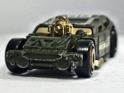 Lethal Diesel Hot Wheels 2020 Mainline 1:52 Dragster Zielony Wyścig Custom – zdjęcie 5