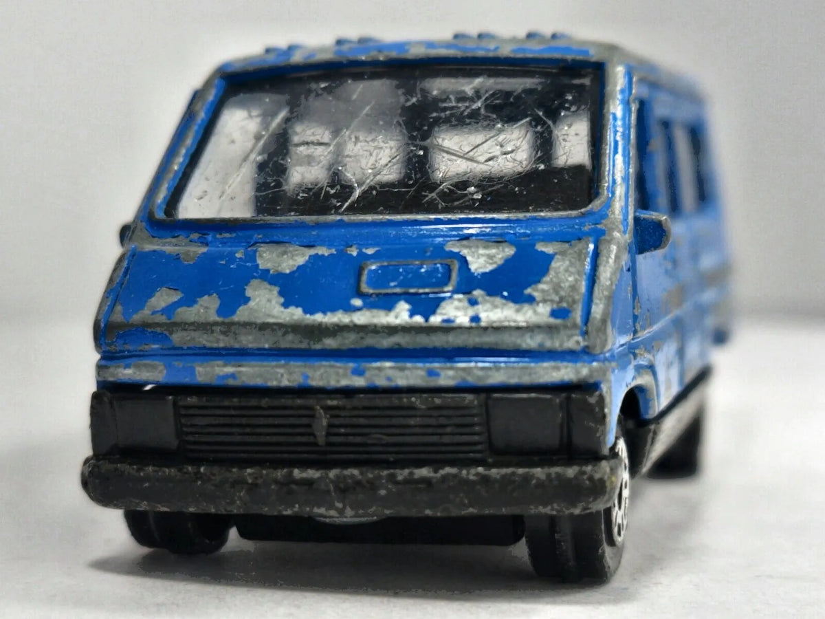 RENAULT TRAFIC Corgi '80 Niebieski 1:58 Made in United Kingdom – zdjęcie 5