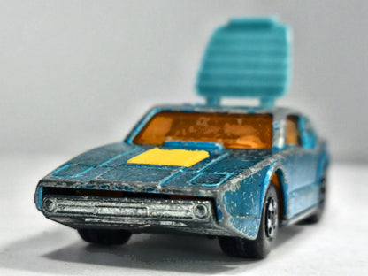 SAAB SONETT III Superfast Matchbox 1973 Niebieski 1:55 Made in England – zdjęcie 5