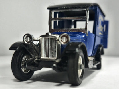 1927 Talbot Van Matchbox 1978 Niebieski 1:32 Made in England Menier – zdjęcie 5