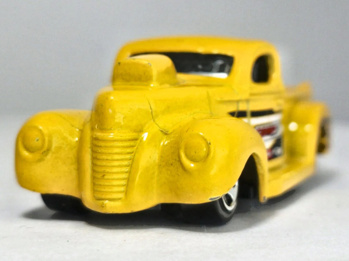 '40 FORD PICKUP, Hot Wheels 2021, Die cast HCV92, Żółty, 1:57, Resoraki – zdjęcie 5