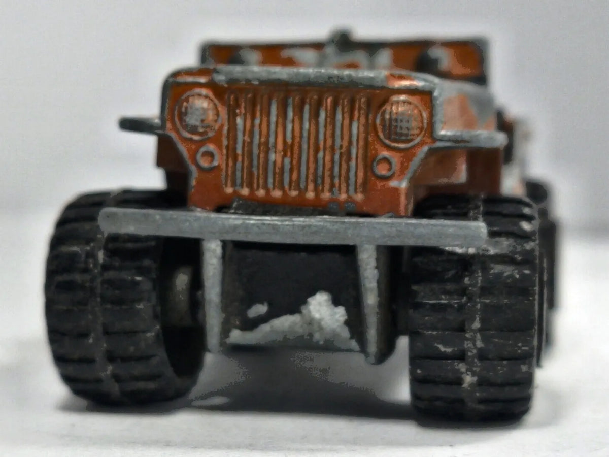 4X4 Jeep Matchbox 1981 1:64 Jeep Luzak Szary – zdjęcie 5