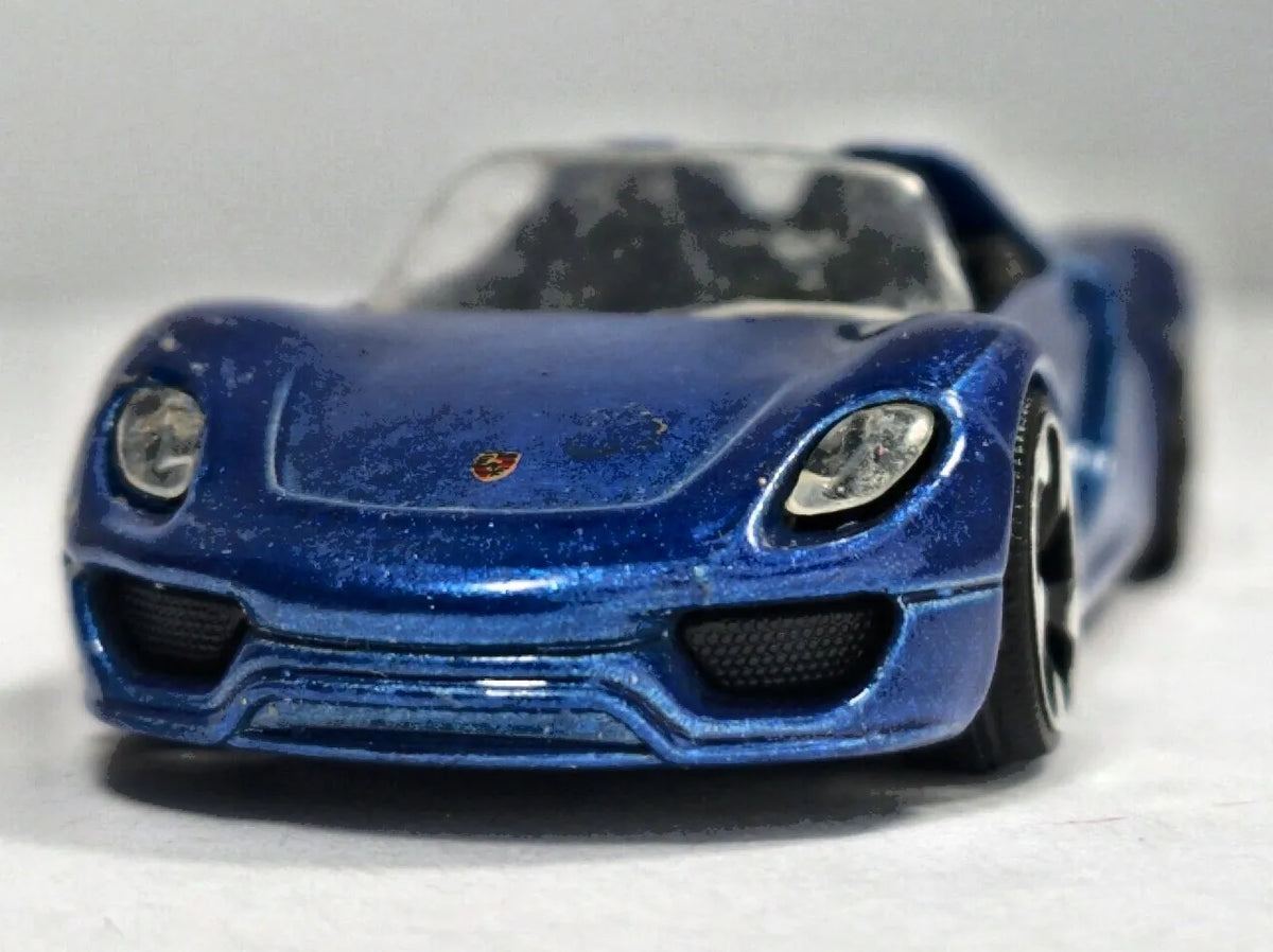 PORSCHE 918 SPYDER, Majorette, Die cast REF:209F, Niebieski, 1:61, Resoraki – zdjęcie 5