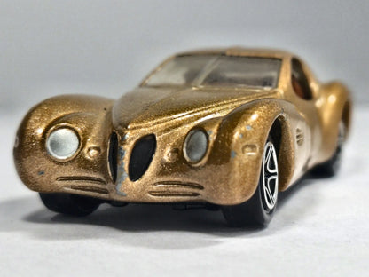 CHRYSLER ATLANTIC, Matchbox 1997, Die cast, Złoty, 1:64, Resoraki – zdjęcie 5