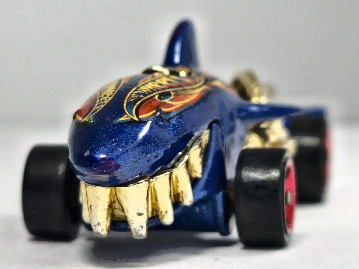 SHARKRUISER "MONSTER ACTION" Hot Wheels 2004 Niebieski 1:64 – zdjęcie 5