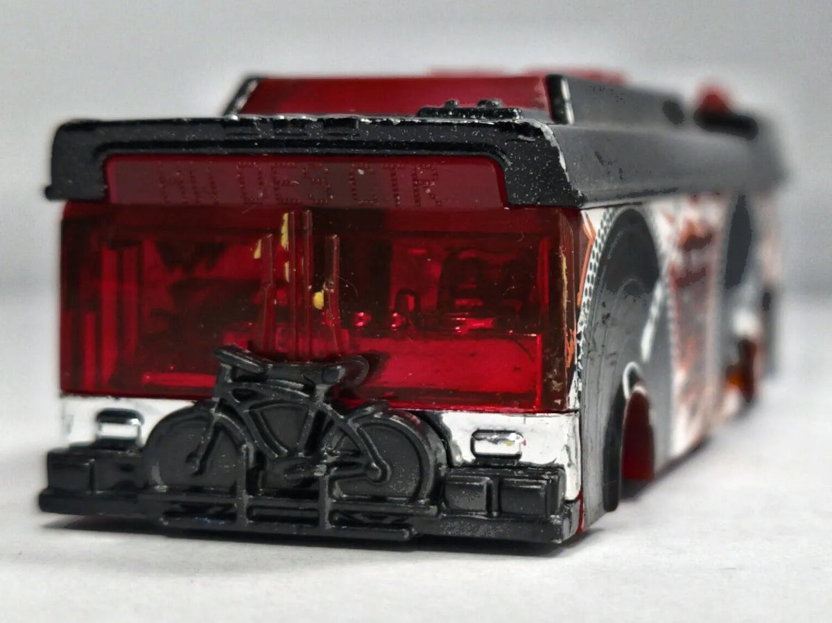 AIN'T FARE, BUS, Hot Wheels 2020, Die cast GRX52, Czerwony, 1:64, Resoraki – zdjęcie 5