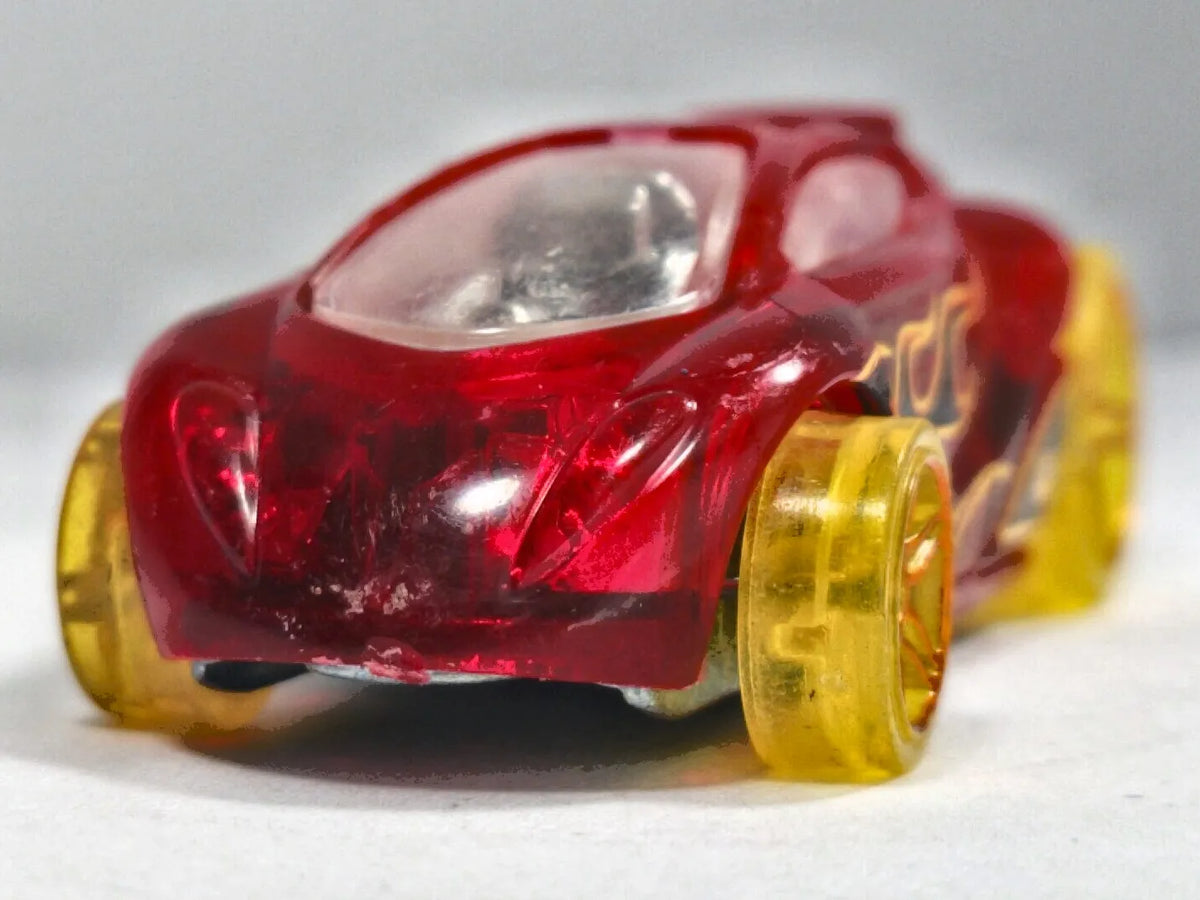 Vendetta Hot Wheels 2005 Czerwony Przeźroczysty 1:64 – zdjęcie 5