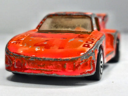 Porsche 935 Turbo Matchbox 1:64 Made in France Luzak Czerwony – zdjęcie 5