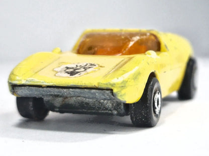MOD ROD, Matchbox 1971, Made in England, Die cast MOD ROD NO.1, Żółty, 1:64 – zdjęcie 5