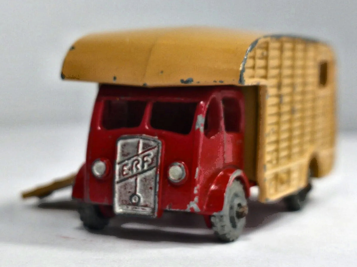 MARSHALL HORSE BOX MK7 Matchbox '50 Czerwony i Kremowy 1:72 Made in England – zdjęcie 5