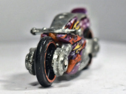 CANYON CARVER, Motocykl, Hot Wheels 2013, Die cast, Fioletowy 1:64 Resoraki – zdjęcie 5