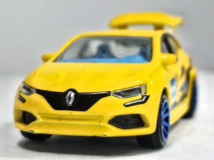 Renault Megane R.S. Majorette 1:64 BILSTEIN Luzak Żółty – zdjęcie 5