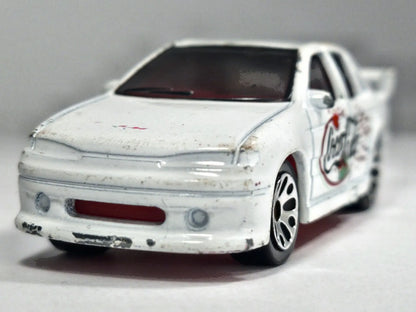 Ford Falcon Matchbox 1986 1:64 Coca-Cola Luzak Biały – zdjęcie 5