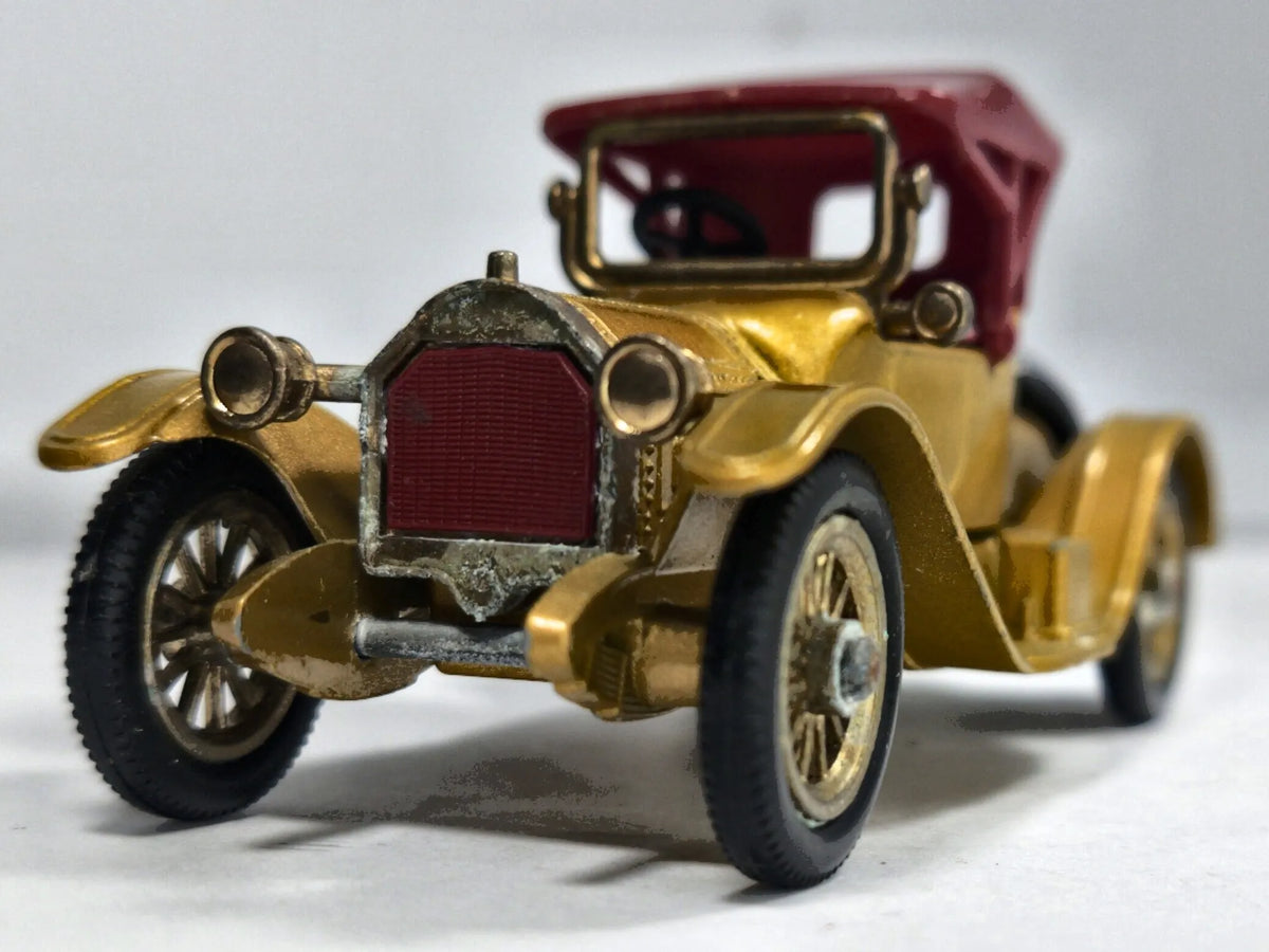1913 Cadillac Models of Yeasteryear Matchbox Złoty 1:43 Made in England – zdjęcie 5