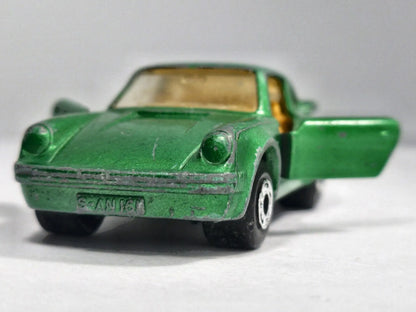 PORSCHE TURBO, Matchbox 1979, Made in England, NO 31, Zielony, 1:59 – zdjęcie 5