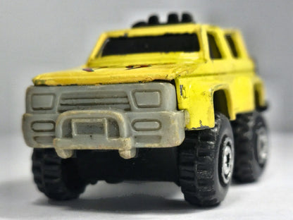 1987 Ford Bronco II, FIRECAT, Pioneer, Vintage Die cast, Żółty, 1:64 – zdjęcie 5