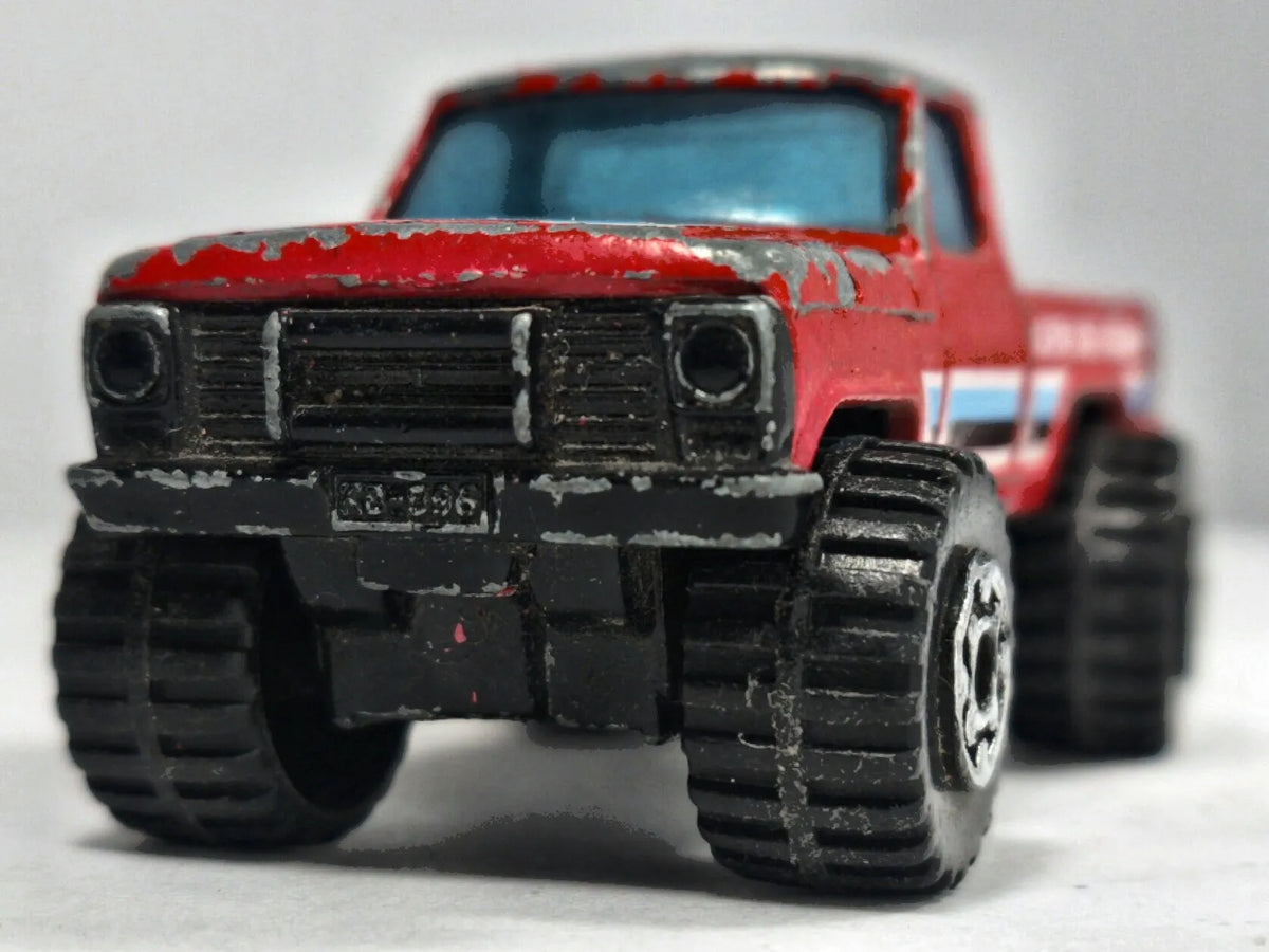 Mini Pick Up Matchbox 1981 Superfast 1:45 Pickup ASPEN SKI HOLIDAYS Luzak – zdjęcie 5