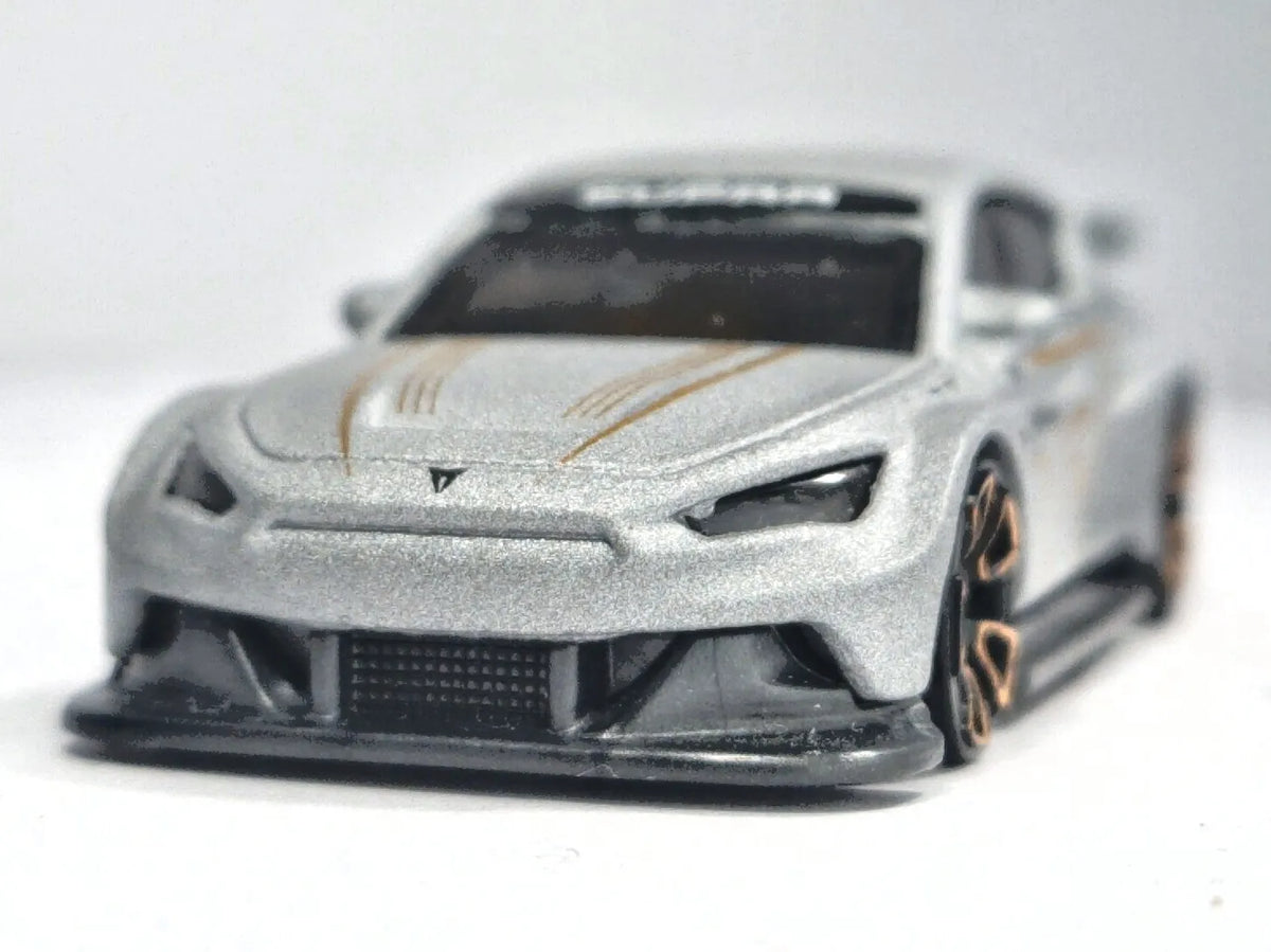 CUPRA E-RACER, Hot Wheels 2024, Die cast HYW15, Srebrny, 1:64, Resoraki – zdjęcie 5