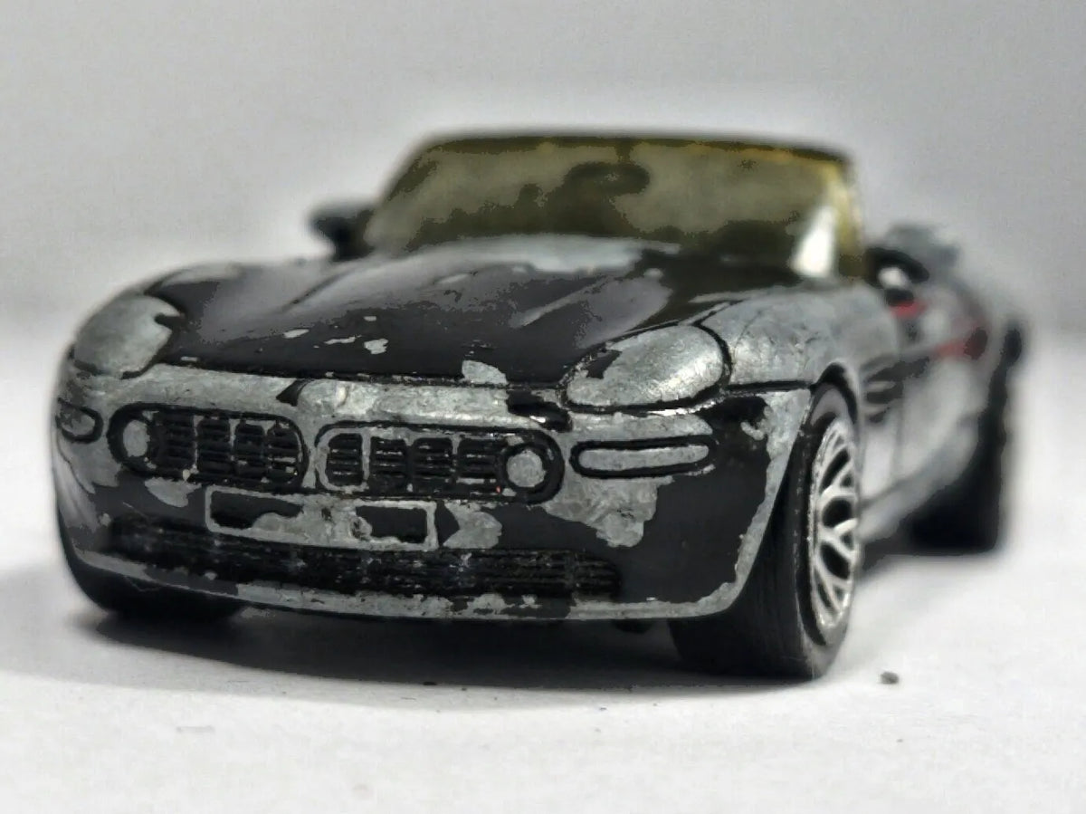 Bmw Z8 Matchbox 2001 1:55 Luzak Srebrny – zdjęcie 5